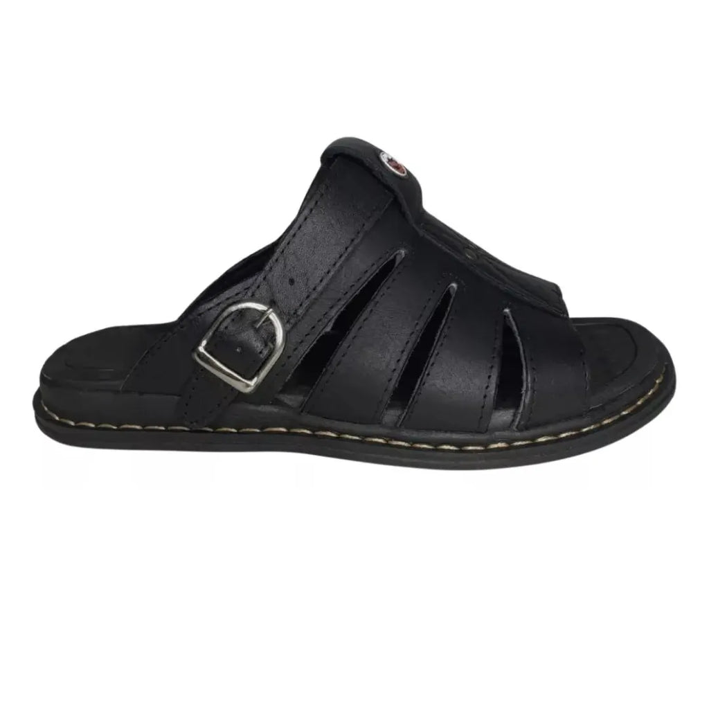 Sandália Masculina Ortopédica de Couro | Allegante Comfort II - Alleganza