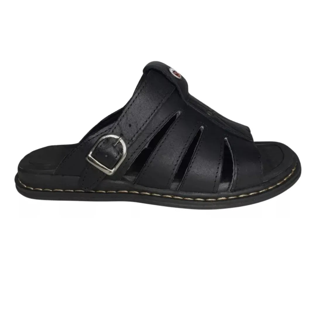 Sandália Masculina Ortopédica de Couro | Allegante Comfort II - Alleganza