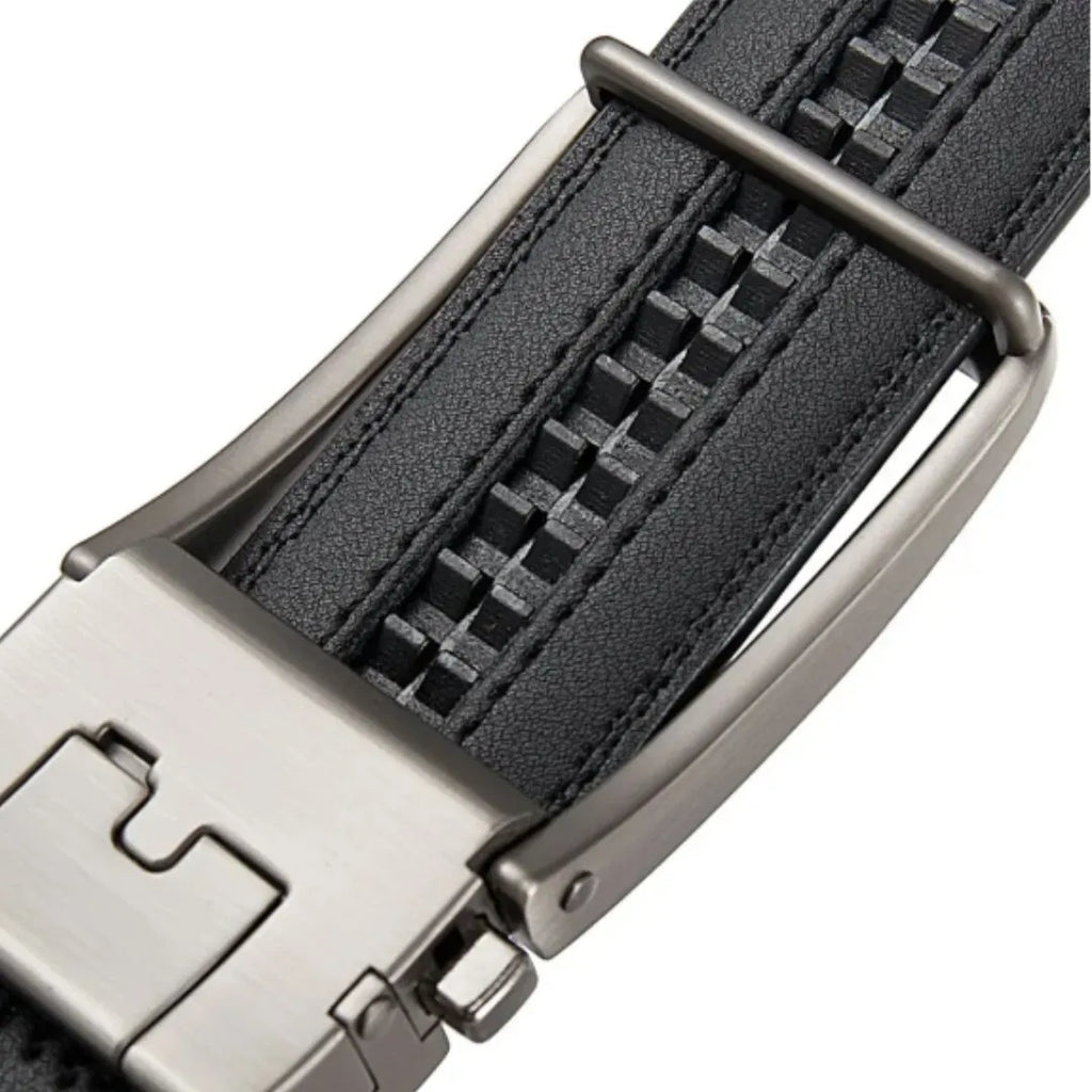 Cinto Masculino de Couro Legítimo Allegante New com detalhe interno em couro