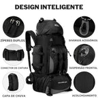 Mochila de Acampamento 90 litros | Casualle Outdoor - Alleganza