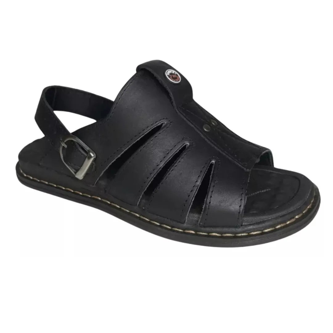 Sandália Masculina Ortopédica de Couro | Allegante Comfort II - Alleganza