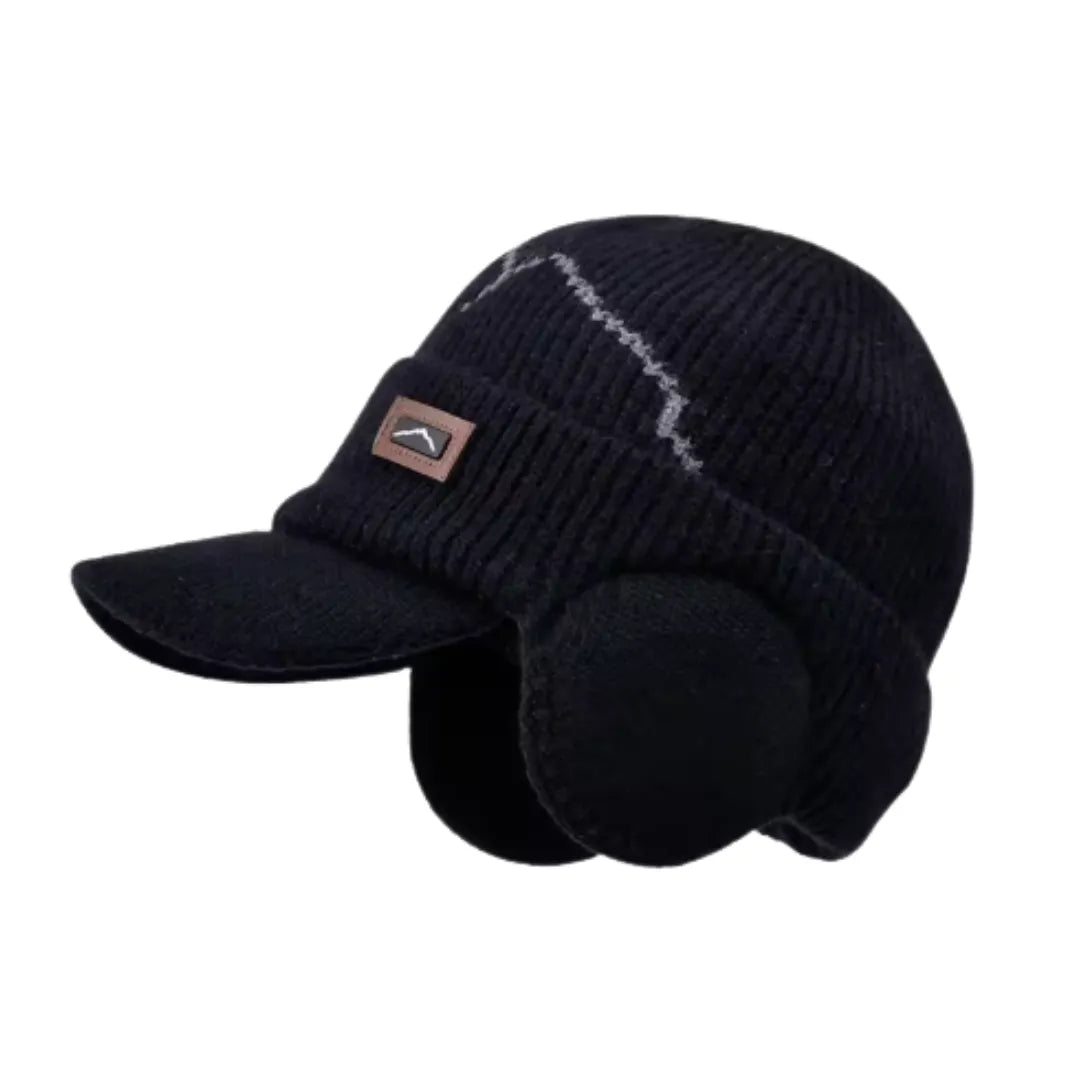 Gorro Térmico com Protetor de Orelha | Allegante Winter na cor preto