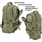 Mochila de Lona Reforçada 50 litros | Casualle Cargo II - Alleganza