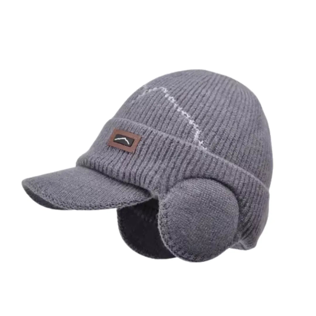 Gorro Térmico com Protetor de Orelha | Allegante Winter na cor cinza