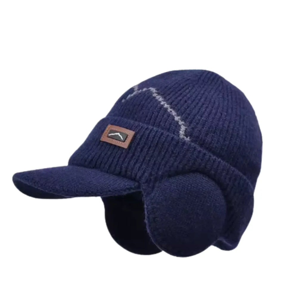 Gorro Térmico com Protetor de Orelha | Allegante Winter na cor azul
