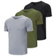 Camiseta Esportiva Basicalle Sport Preta/Cinza/Verde