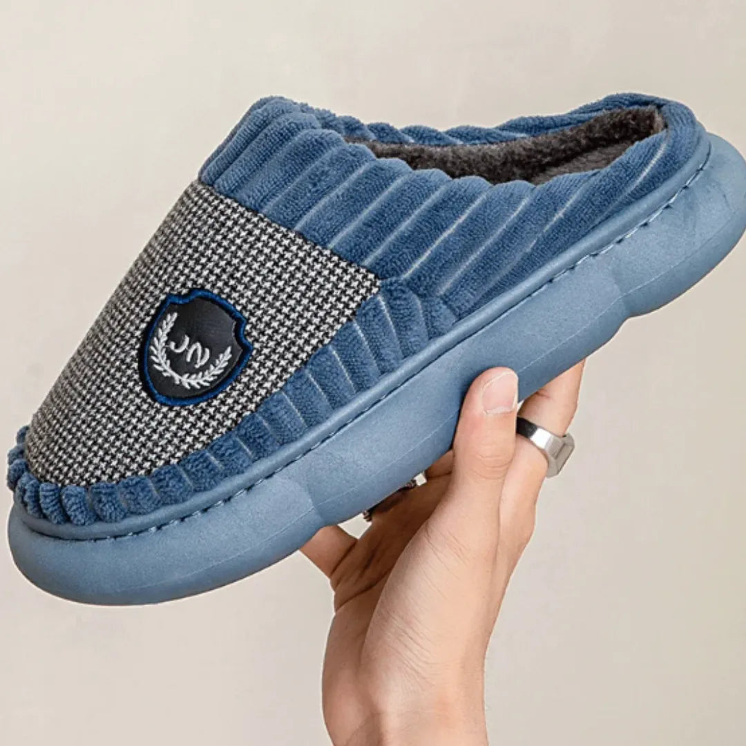 Pantufas de Inverno em Algodão | Casualle Home | AZUL - Alleganza