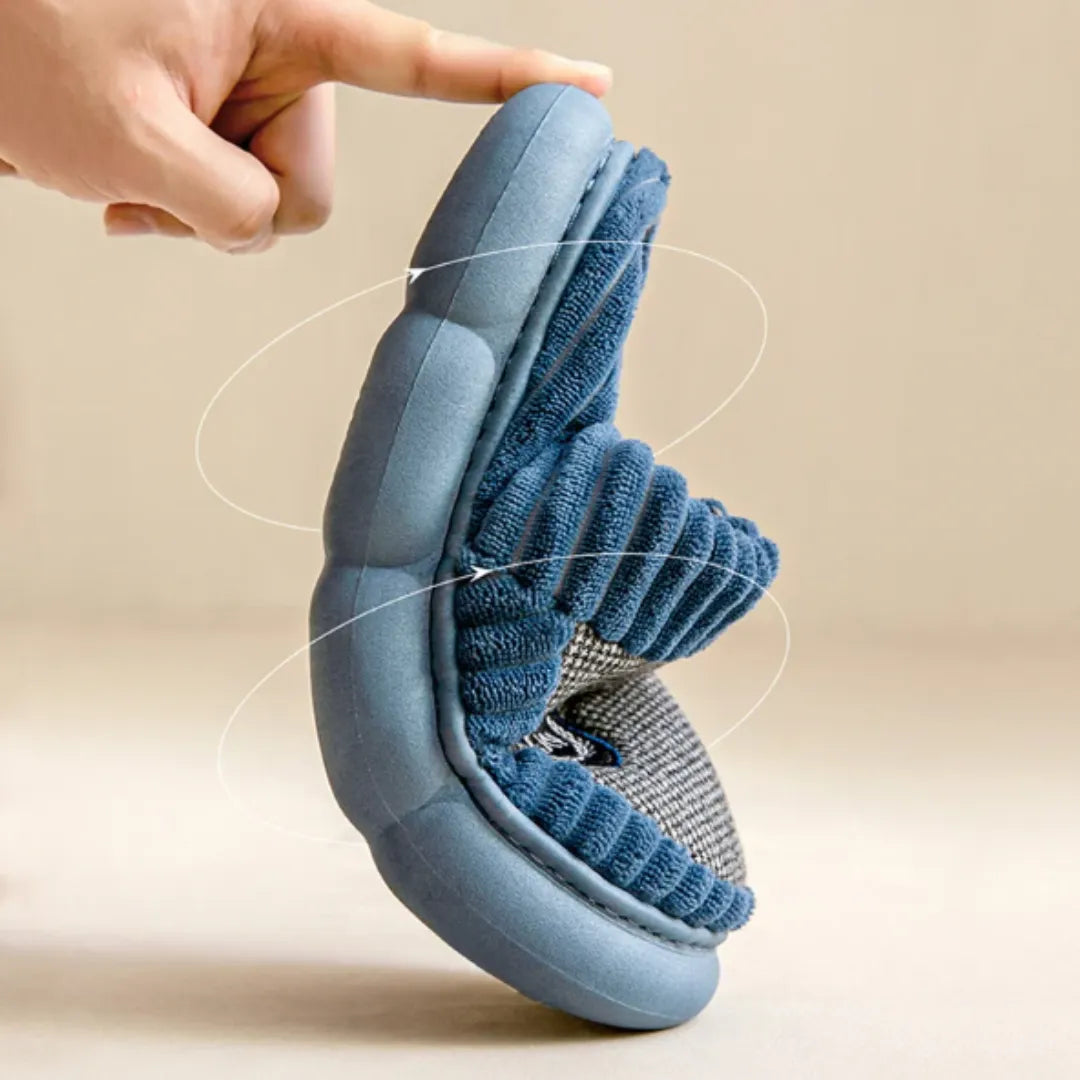 Pantufas de Inverno em Algodão | Casualle Home | AZUL - Alleganza