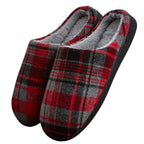 Pantufa de Inverno Peluciada Xadrez VERMELHO | Basicalle Comfort - Alleganza