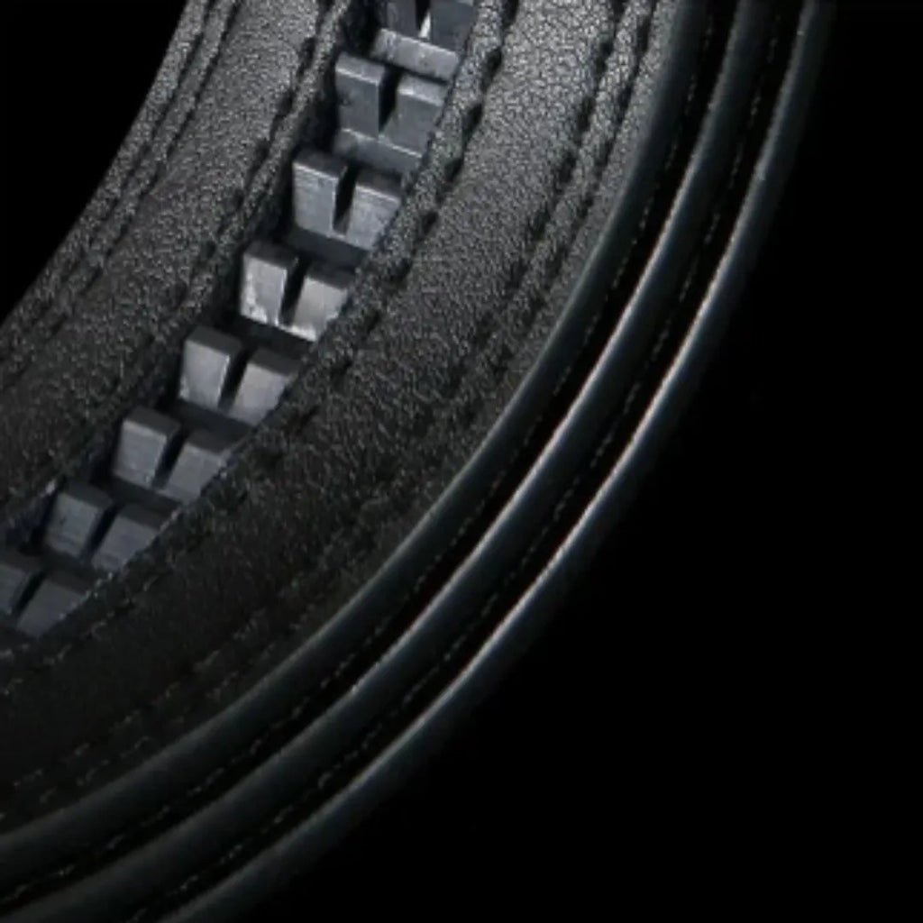 Cinto Masculino de Couro legítimo Fivela Automática 