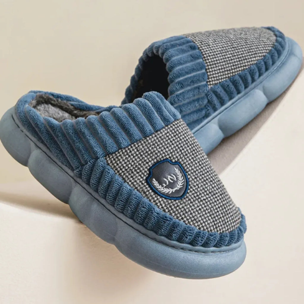 Pantufas de Inverno em Algodão | Casualle Home | AZUL - Alleganza