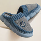 Pantufas de Inverno em Algodão | Casualle Home | AZUL - Alleganza