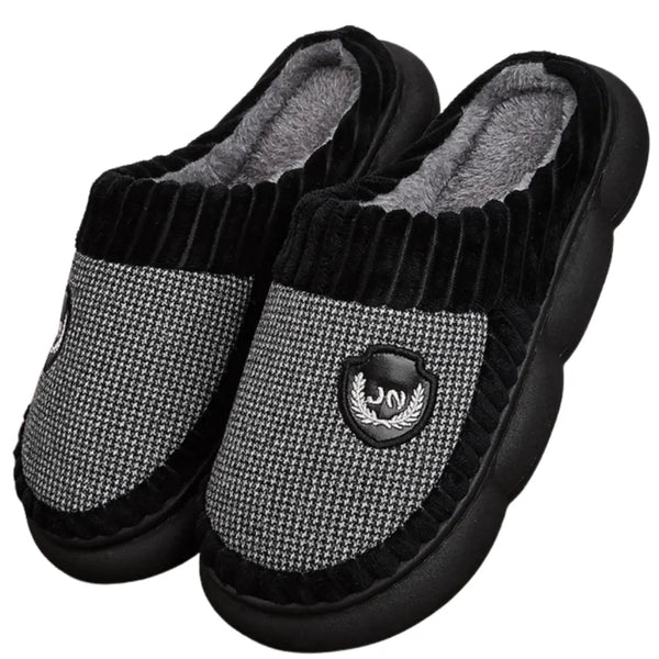 Pantufas de Inverno em Algodão | Casualle Home | PRETO - Alleganza