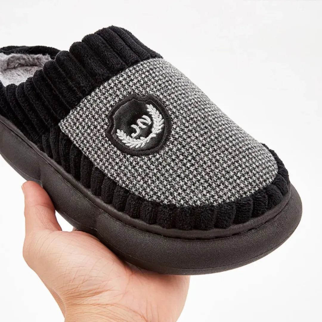 Pantufas de Inverno em Algodão | Casualle Home | PRETO - Alleganza