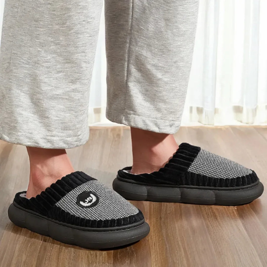 Pantufas de Inverno em Algodão | Casualle Home | PRETO - Alleganza