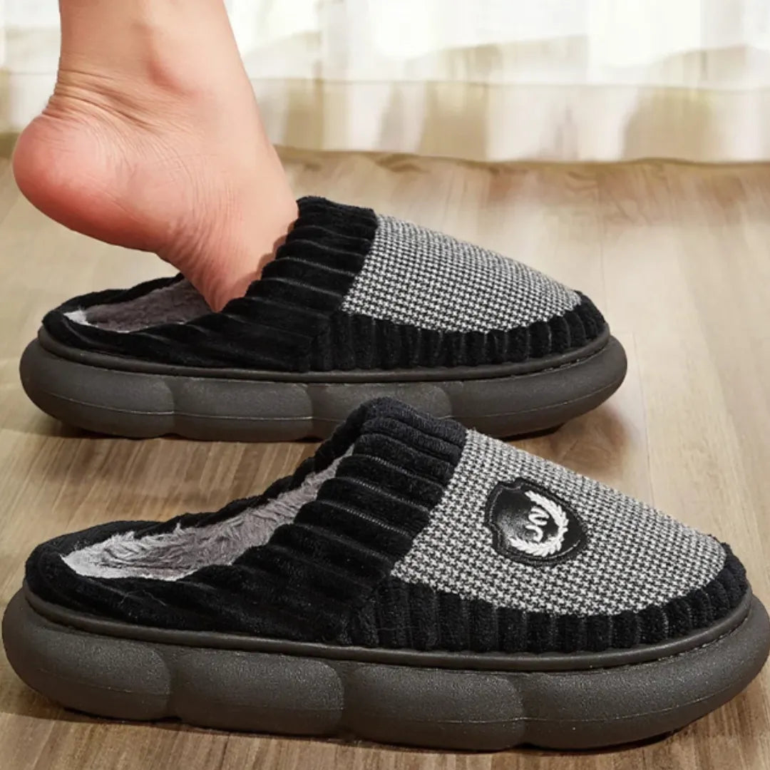 Pantufas de Inverno em Algodão | Casualle Home | PRETO - Alleganza