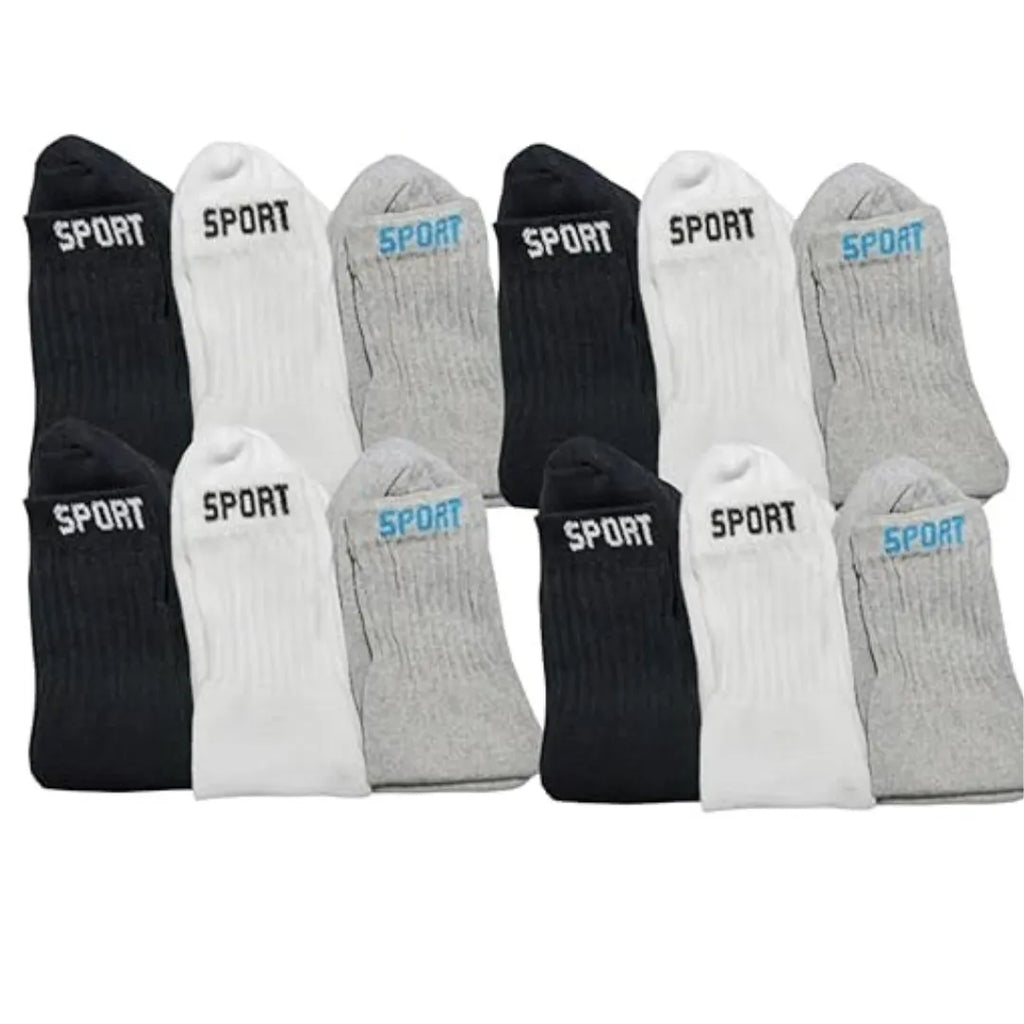 Kit 9 Pares de Meias Cano Alto Basicalle - Alleganza