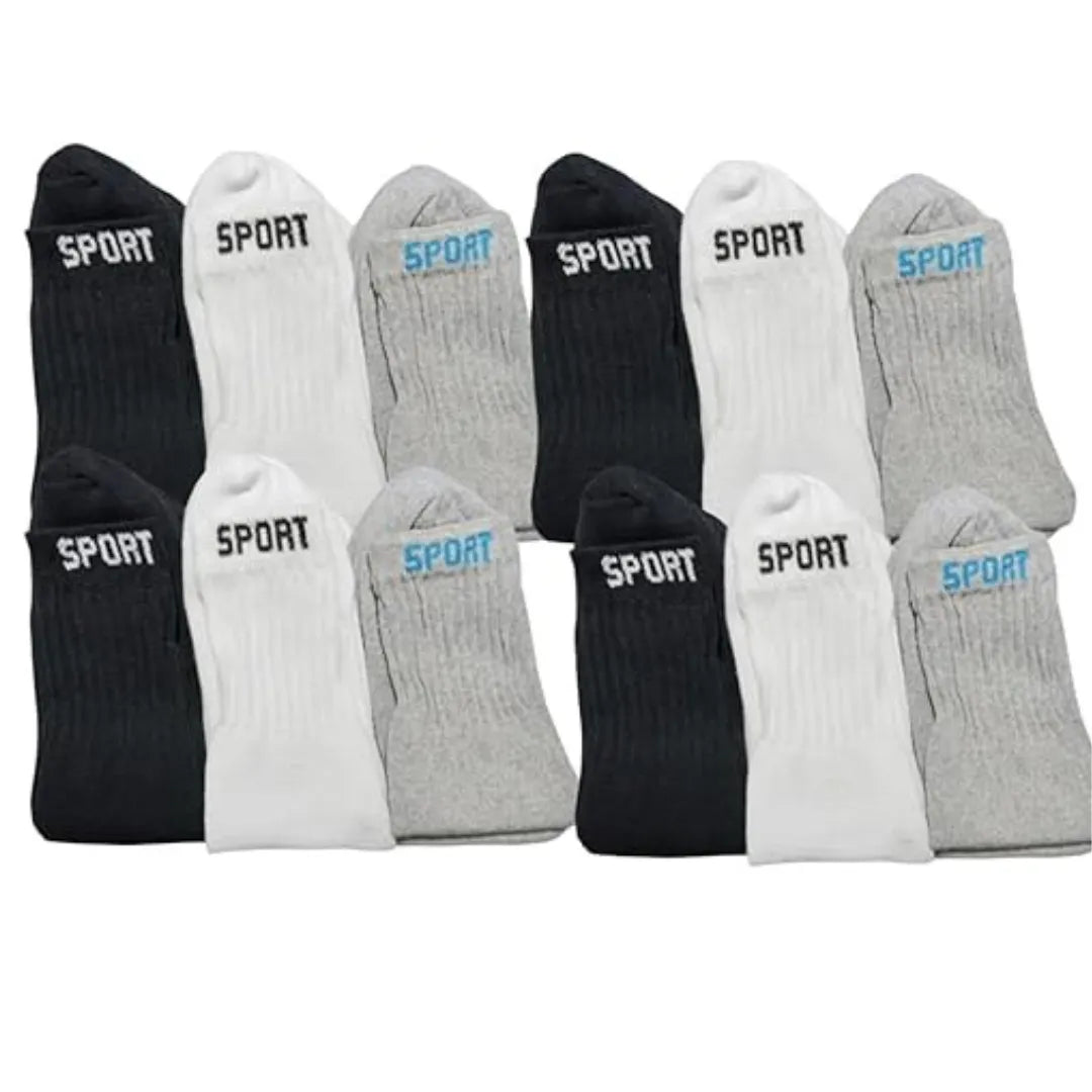 Kit 9 Pares de Meias Cano Alto Basicalle - Alleganza