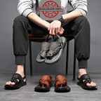 Sandália Masculina de Couro Allegante - Alleganza