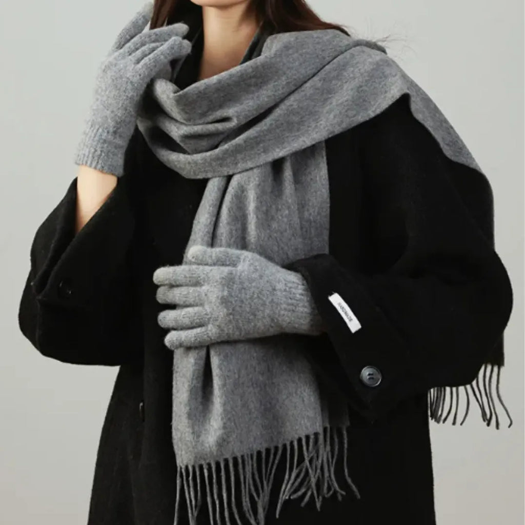 Cachecol Longo 100% Lã Pura | Allegante Scarf - Alleganza