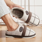 Pantufa de Inverno Basicalle Comfort - MARROM - Alleganza