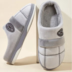 Pantufa de Inverno Basicalle Comfort - CINZA - Alleganza