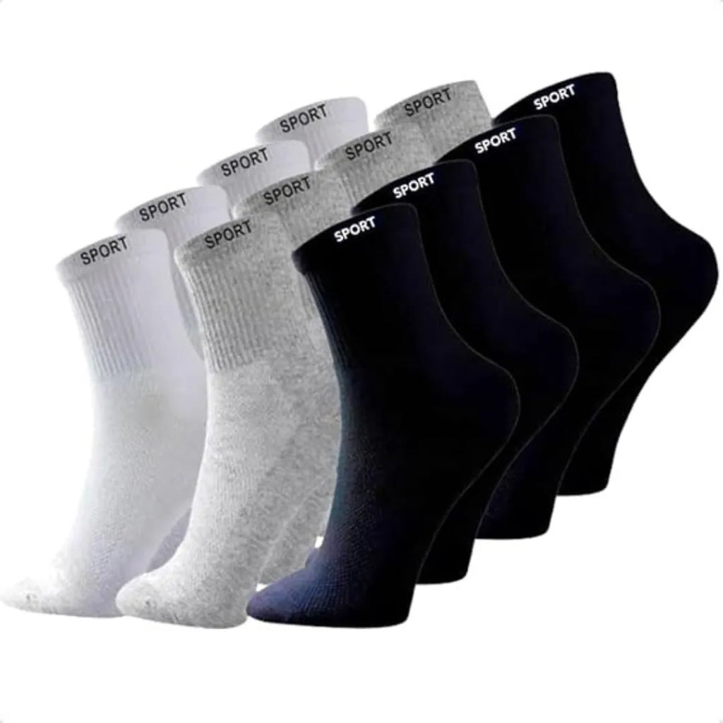 Kit 9 Pares de Meias Cano Alto Basicalle - Alleganza