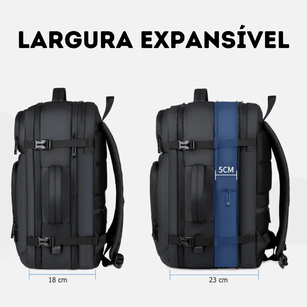 Mochila Executiva Impermeável 50 litros - Casualle Business - Alleganza