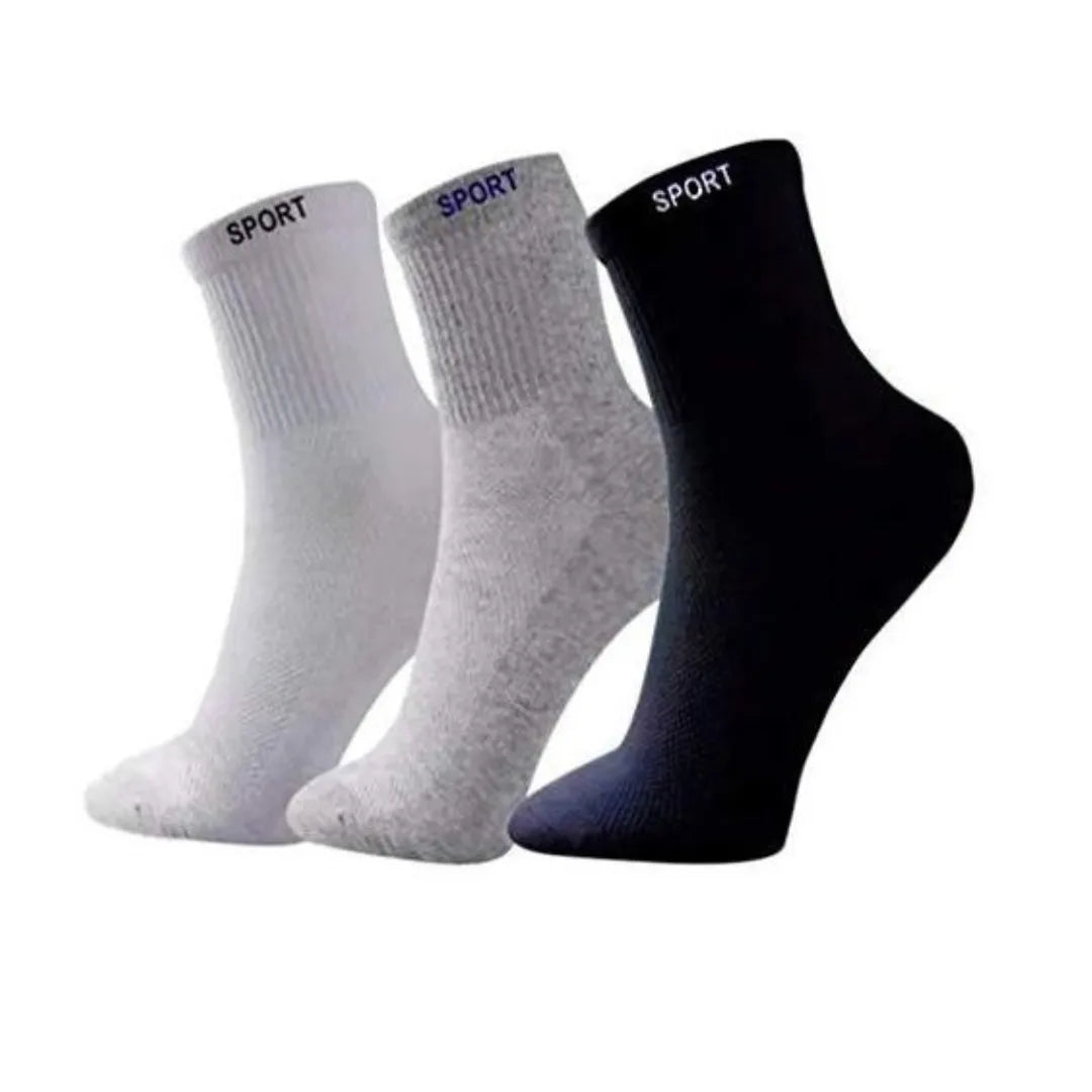 Kit 9 Pares de Meias Cano Alto Basicalle - Alleganza