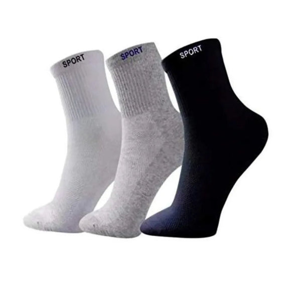 Kit 9 Pares de Meias Cano Alto Basicalle