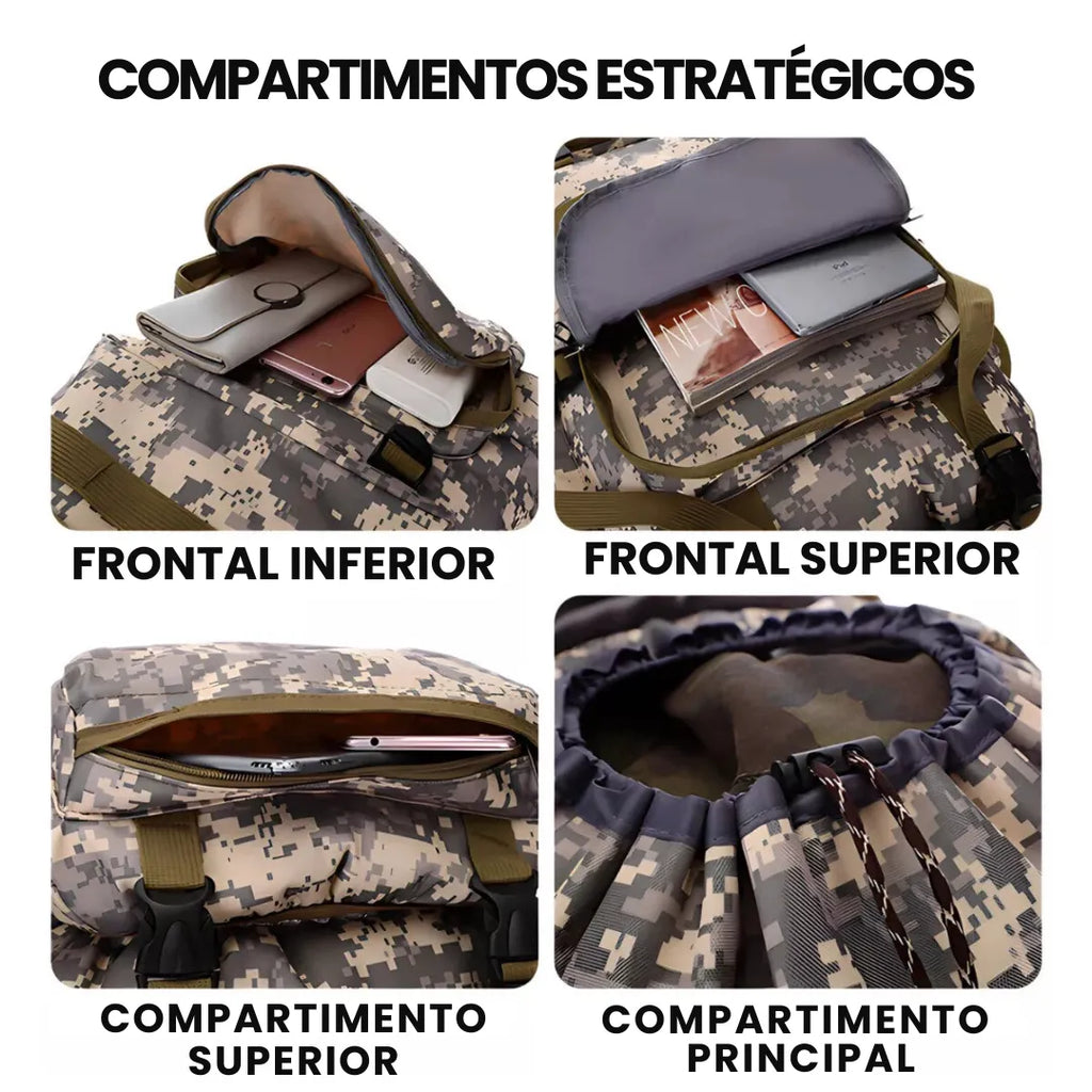 Mochila Cargueira 70 litros | Casualle Outdoor III - Alleganza