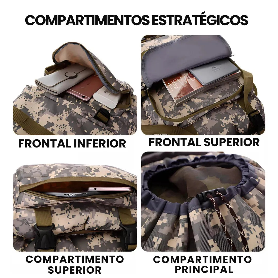 Mochila Cargueira 70 litros | Casualle Outdoor III - Alleganza