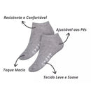 Kit 6 Pares Meias Soquete Adulto Basicalle - Alleganza