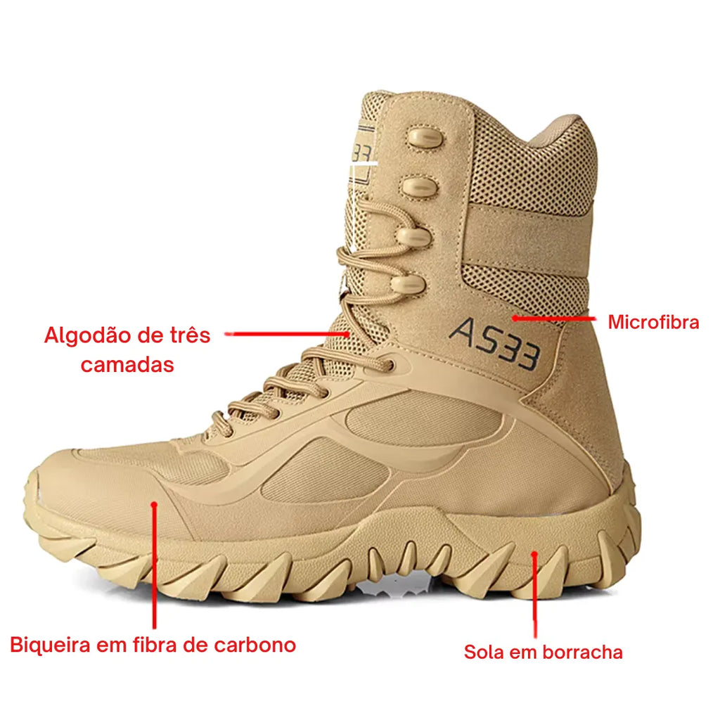 Coturno Tático Sem Metais Allegante Combat II - Alleganza