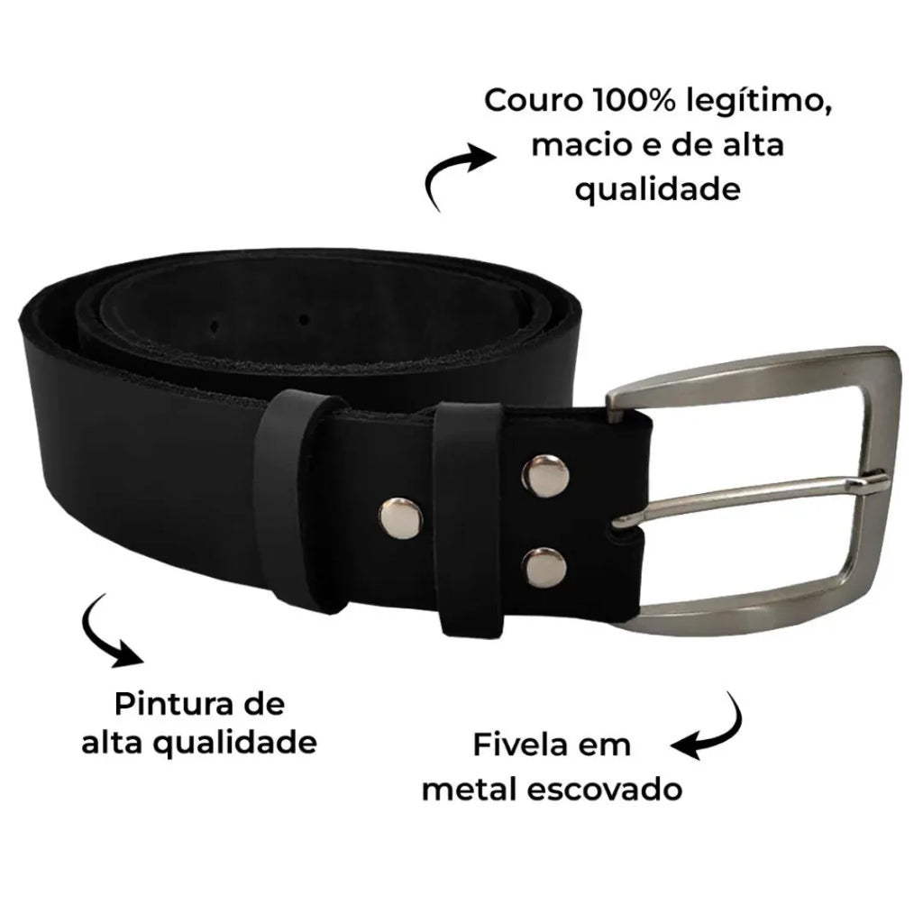 Cinto Masculino de Couro Legítimo | Allegante Business - Alleganza