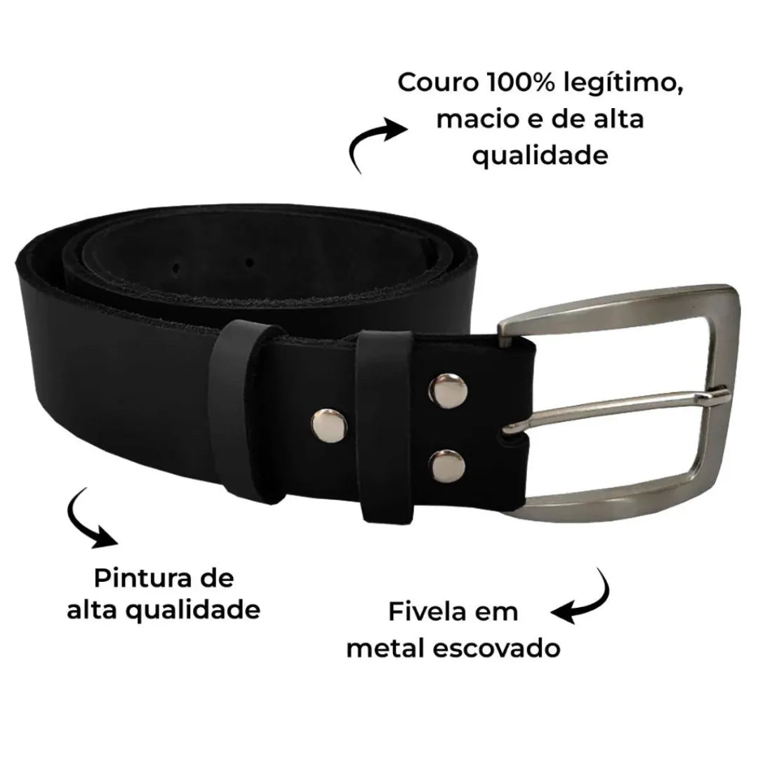 Cinto Masculino de Couro Legítimo | Allegante Business - Alleganza