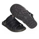 Sandália Masculina Ortopédica de Couro | Allegante Comfort II Preto