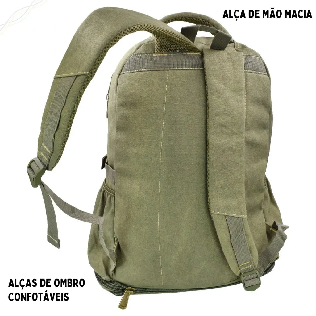Mochila de Lona Reforçada 50 litros | Casualle Cargo II - Alleganza