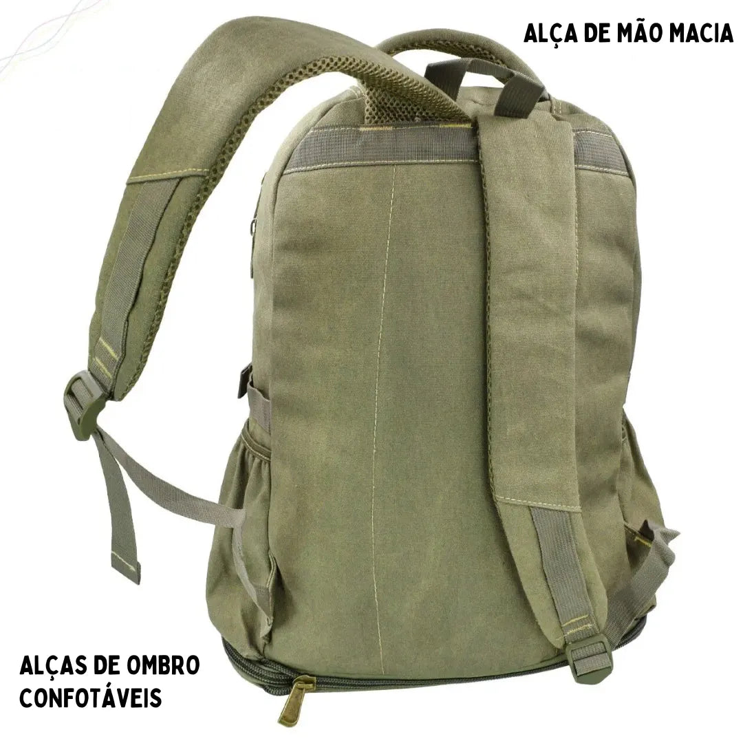Mochila de Lona Reforçada 50 litros | Casualle Cargo II - Alleganza