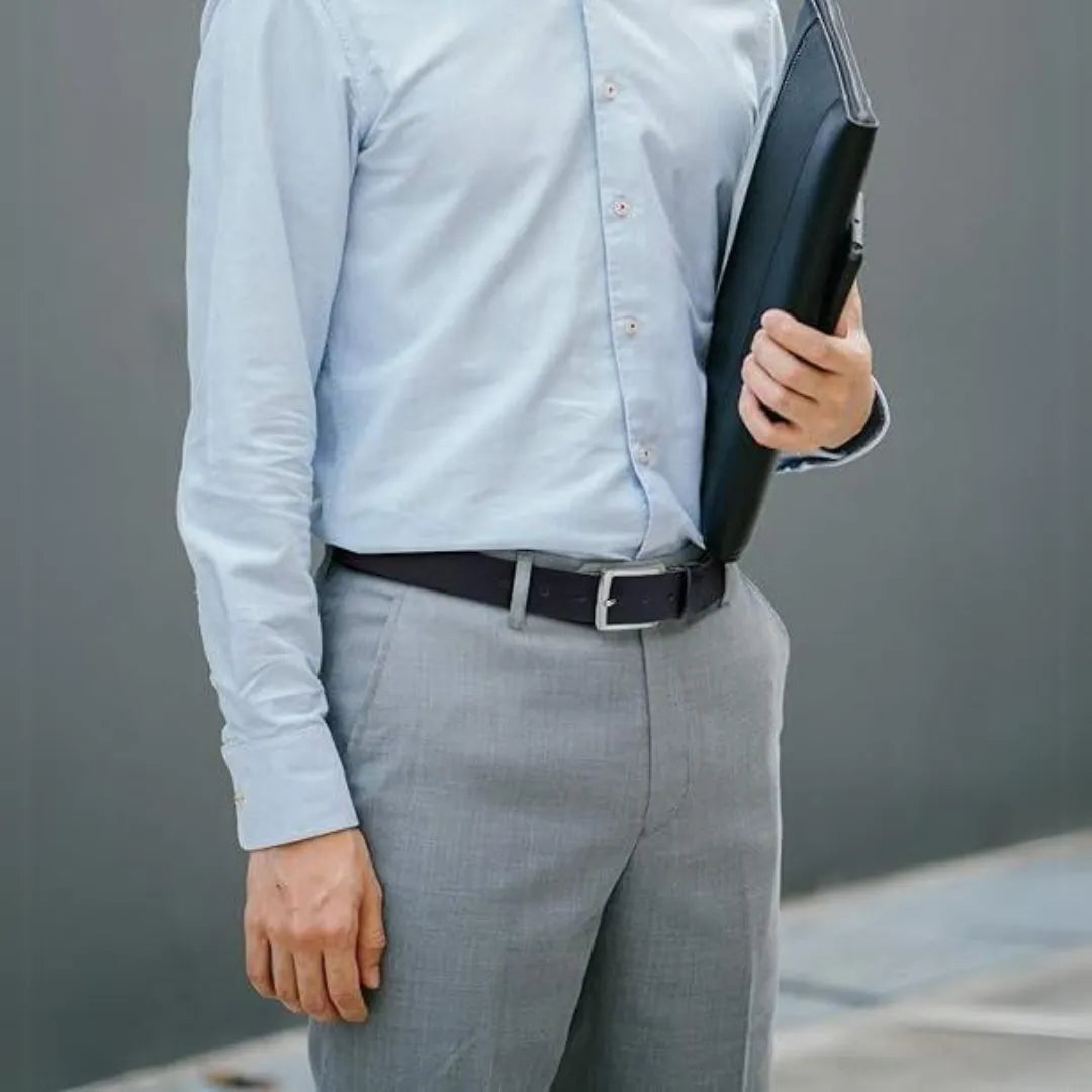 Cinto Masculino de Couro Legítimo | Allegante Business - Alleganza