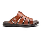 Sandália Masculina Ortopédica de Couro | Allegante Comfort II - Alleganza