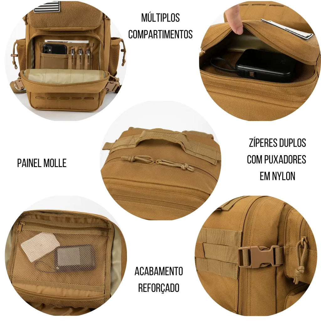 Mochila Tática 50L Allegante Impact - Alleganza