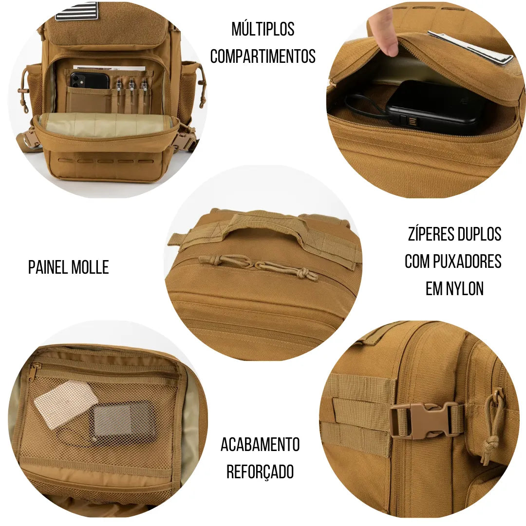 Mochila Tática 50L Allegante Impact - Alleganza