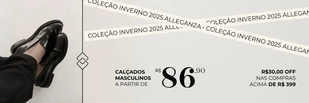 banner pagina inicial coleçao sapatos