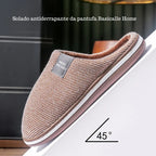 Pantufa de Inverno Basicalle Home - MARROM - Alleganza