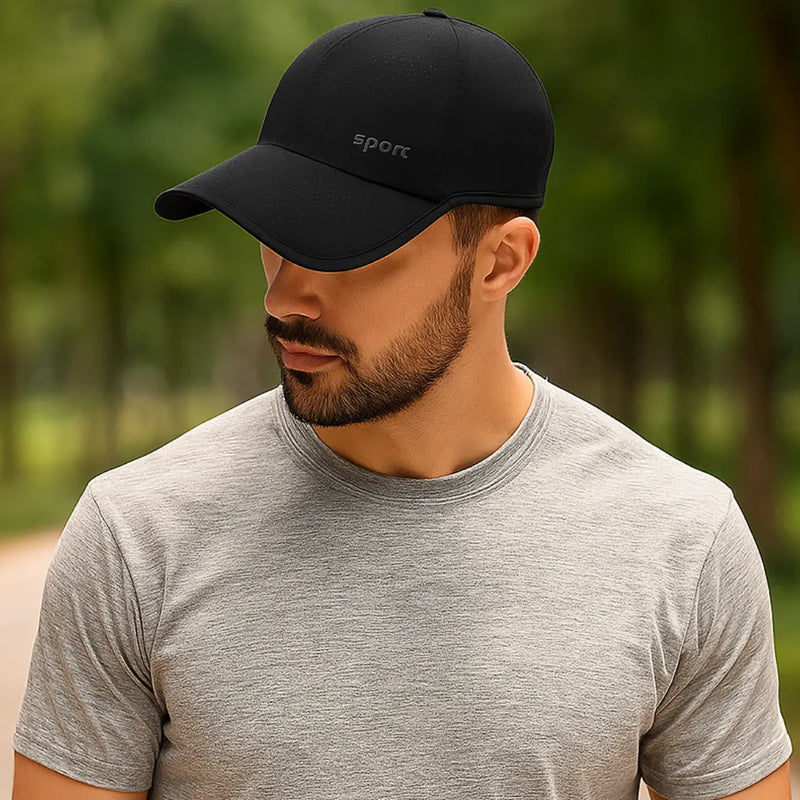Boné Liso Esportivo | 100% Poliéster | Casualle Run