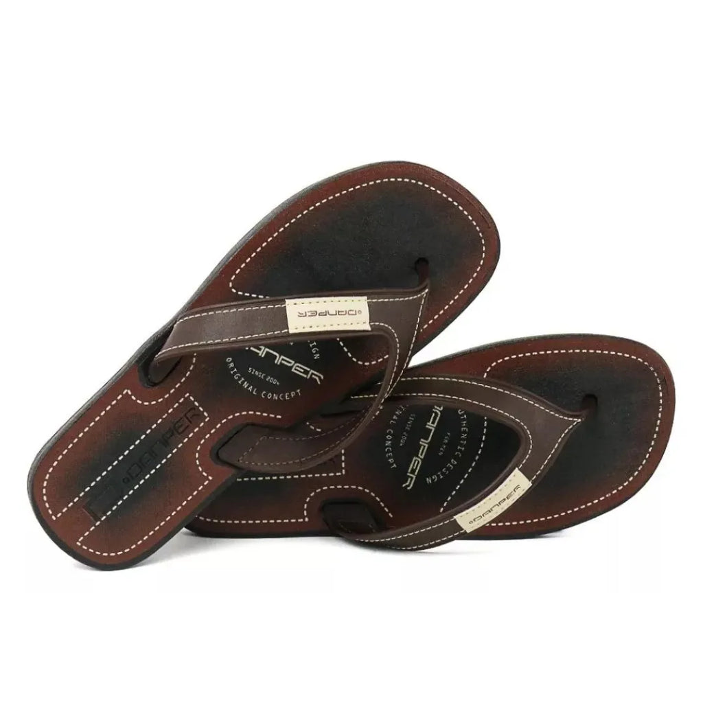 Chinelo Masculino com Tiras em Couro | Allegante - Alleganza