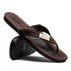 Chinelo Masculino com Tiras em Couro | Allegante - Alleganza