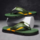 Chinelo Masculino Antiderrapante com Tiras de Tecido e Tecnologia Antiodor | AirComfort Verde/Amarelo