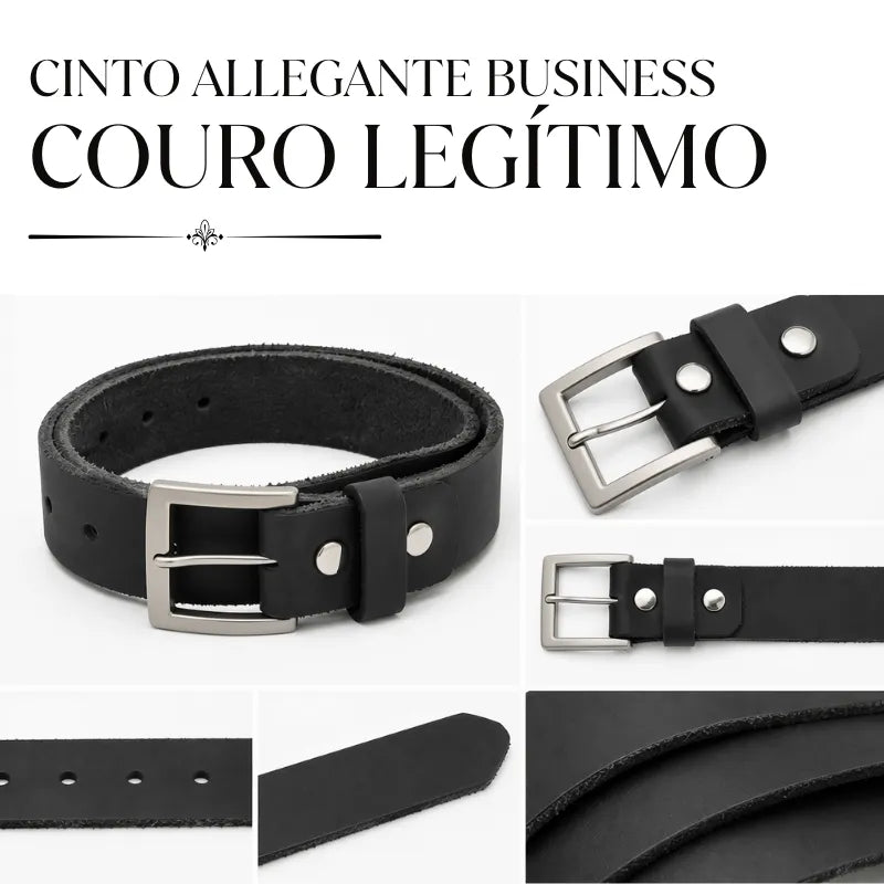 Cinto Masculino de Couro Legítimo | Allegante Business